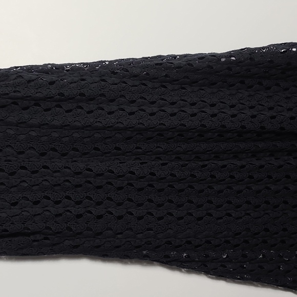 AS U WISH Black High Low Crochet Lined Dress Size XS - Picture 13 of 16